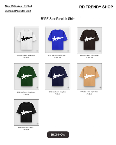 Bape Star Made Inspired Proclub Shirt Streetwear