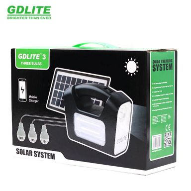  GD-3 Solar Lighting System Portable Solar Energy Kit (GDPLUS)