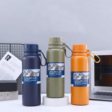  1000ml Stainless Steel Insulated Travel Tumbler with Handle