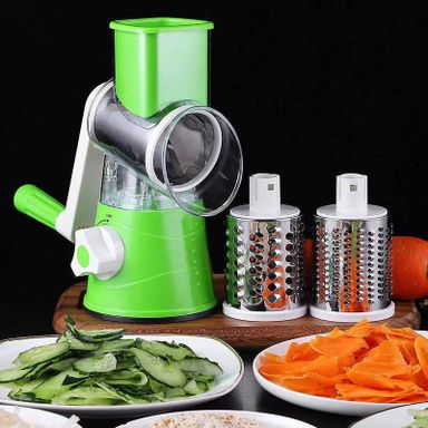 3-in-1 Hand Cranked Vegetable Cutter & Potato Shredder