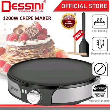 DESSINI 30cm 1200W Crepe Maker