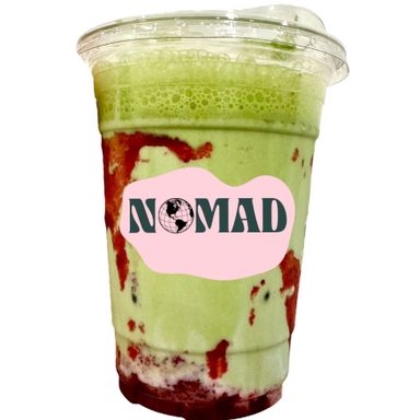 Iced Strawberry Matcha Latte