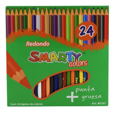 Colores Smarty  24pza. redondos