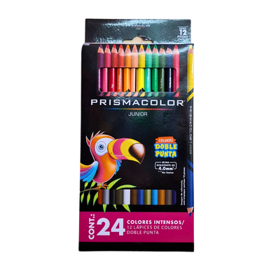 Colores Prismacolor 12pza. (Doble Punta) 12=24pza.