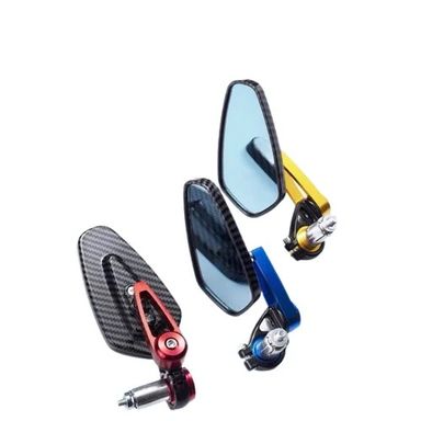 Rear view mirrors handlebar end carbon fiber design 