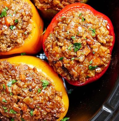 Stuffed peppers ბულგარული ხორცით - 6 pieces