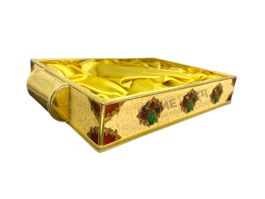 Golden Rectangular Gift Hamper Tray