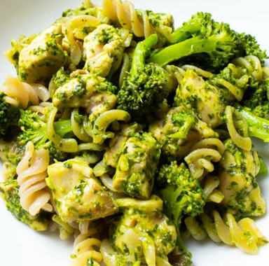 Broccoli Chicken Pesto Pasta