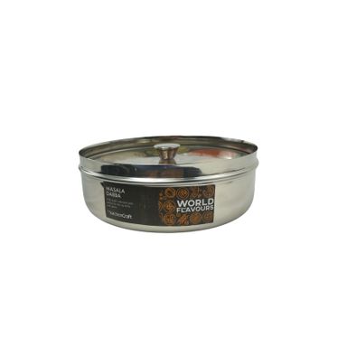 KitchenCraft World of Flavours Masala Dabba de acero inoxidable