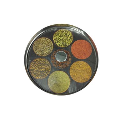 KitchenCraft World of Flavours Masala Dabba de acero inoxidable