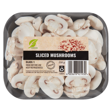 Sliced Mushrooms 250g