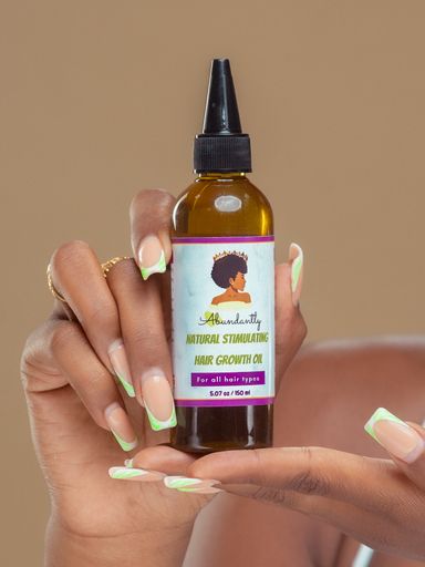 Natural stimulating hair growth oil