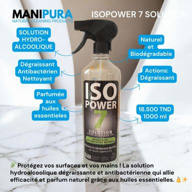 ISOPOWER 7 SOLUTION  HYDRO-ALCOOLIQUE