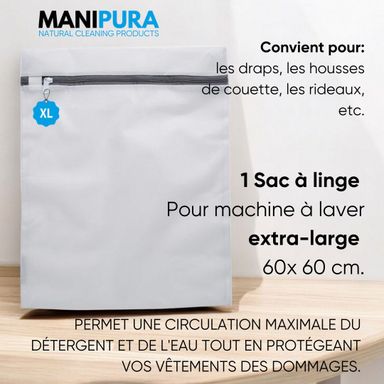 Sac à linge 1 pour machine à laver Extra-Large 60 x 60 cm