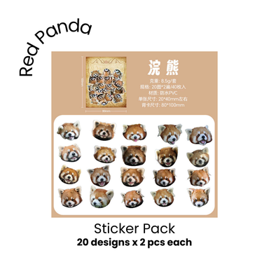 Otter & Panda Sticker Packs