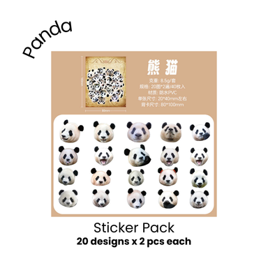 Otter & Panda Sticker Packs