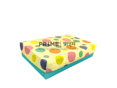 Green White Square Gift Box 26x16x6 cm