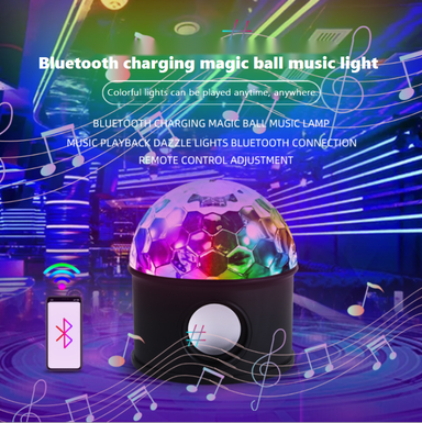  6W LED Disco Light Ball - Rotating Strobe Bulb