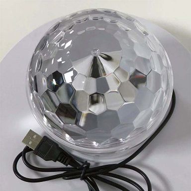  6W LED Disco Light Ball - Rotating Strobe Bulb