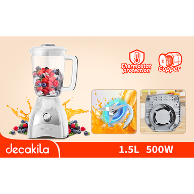 Blender 500W 1.5L KEJB043W Decakila