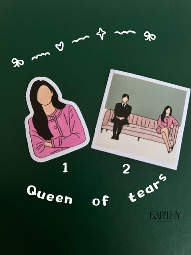 Vinyl sticker - k-drama queen of tears 