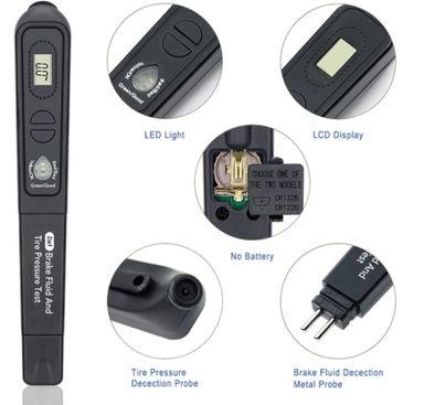 Tyre Pressure and Break Fluid Tester