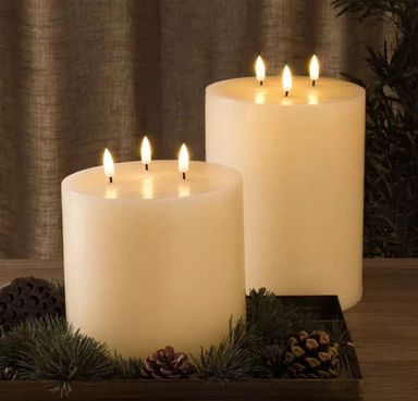 Cream White Electronic Candles