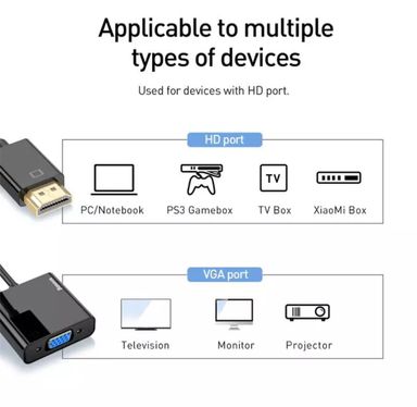 BASEUS HDMI to VGA Cable