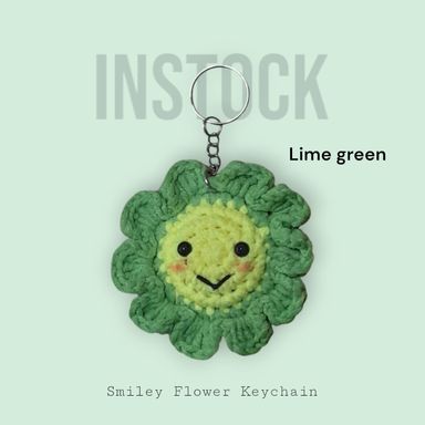 [INSTOCK] Smiley Flower Keychain