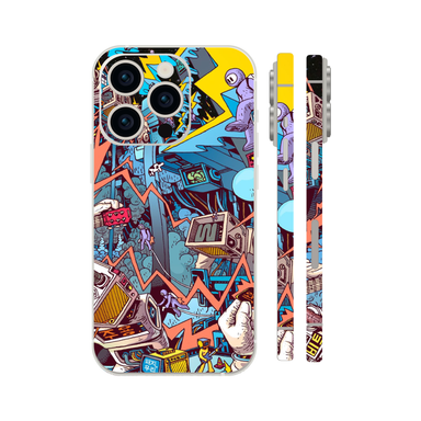 Pattern mobile skin wrap