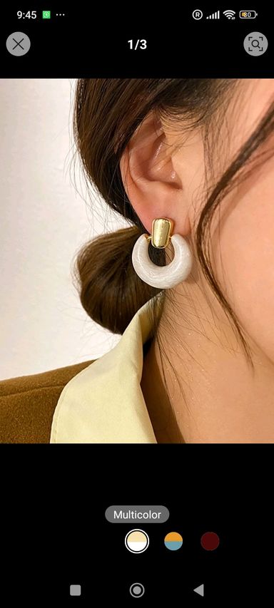  Circle Drop Earrings