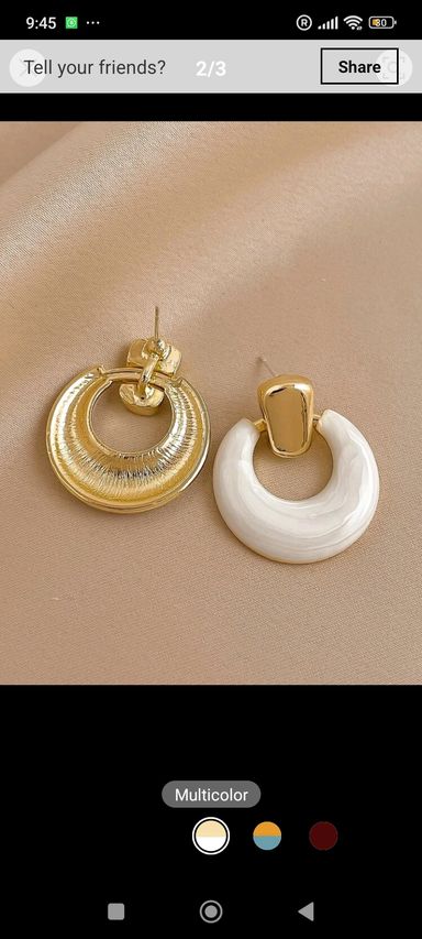  Circle Drop Earrings