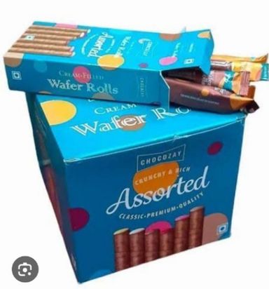 Chocozay Wafer Rolls Assorted 10 Rolls 135g Box