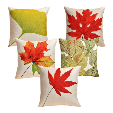 Digital Printed Cushion's Cover (Pack of 5, 16x16 Inch)