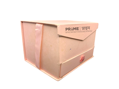 Pink Designed Hardpaper Gift Box with Secret Drawer