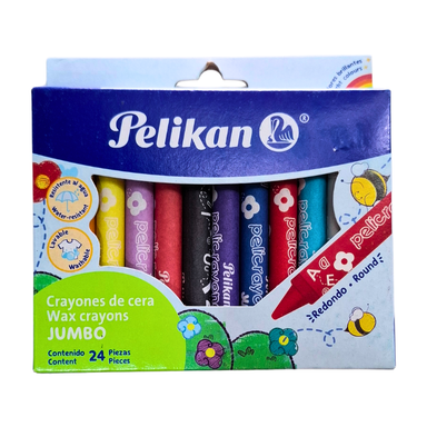 Crayon pelikan Jumbo 24pza.