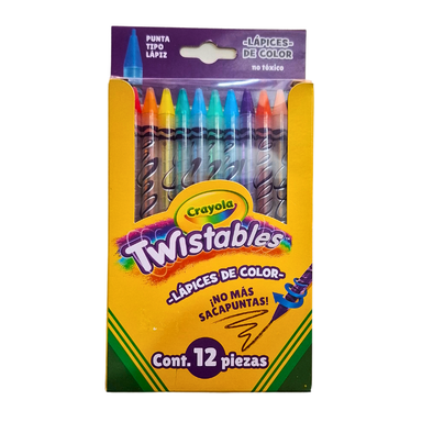 Colores Crayola Twistables (girables) 12pza.