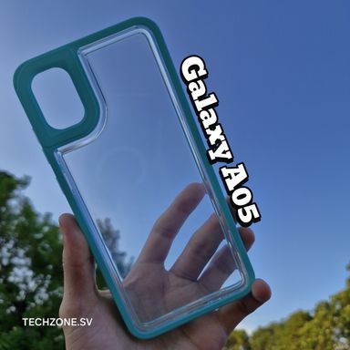 Case Galaxy A05 - Transparente Turquesa