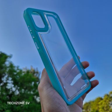 Case Galaxy A05 - Transparente Turquesa