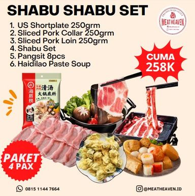 Paket Shabu-Shabu Set 4 Pax