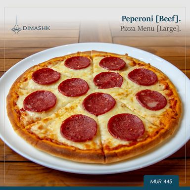 Peperoni Pizza [Beef] 