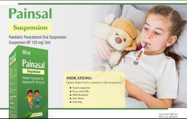 Paracetamol suspension for kids 