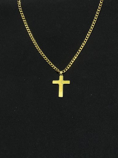 Classic Gold Cross Pendant Necklace