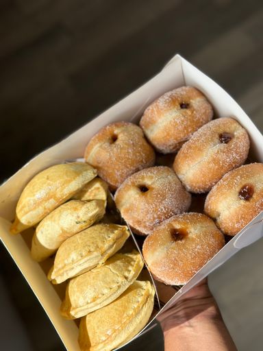 Pastries: PIES AND DOUGHNUTS.