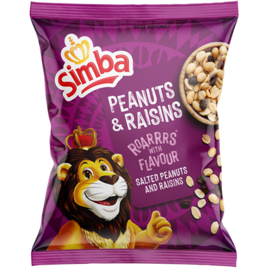 Simba Peanuts & Raisings Chips 50g x 6