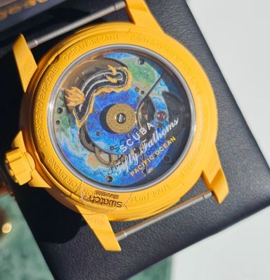 Swatch Bioceramic  Scuba Fifty Fathoms Pacific Ocean 