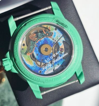 Swatch x Blancpain Bioceramic Scuba Fifty Fathoms Indian Ocean