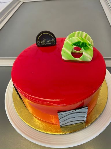 Cake Walk Silky Strawberry Cake 