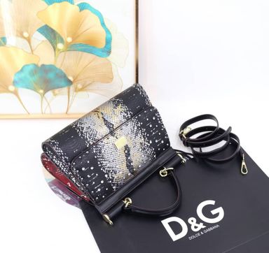 HANDBAG DOLCE & GABBANA CROC PATTERN 