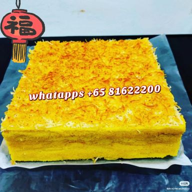 正宗印尼BATAM千层糕 Batam Authentic Layer Cake (1~1.2kg, 20cmX20cm)